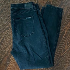 Calvin Klien hi rise black jeggings